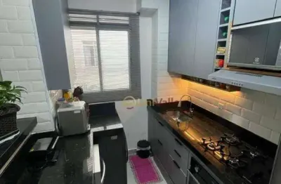 Apartamento com 2 dormitórios à venda, 44 m² por r$ 215.000,00 - jardim das bandeiras - taubaté/sp