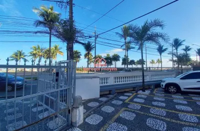 Apartamento para aluguel, prédio frente mar, mobiliado com vista lateral do mar
