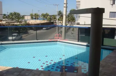 Apartamento 2 dormitórios, 1 suíte laser completo ocean. praia grande