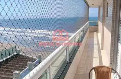 Apartamento frente mar  3 dorm. suíte 2 vagas  sacada vista em praia grande