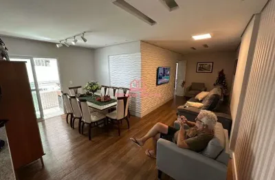 Apartamento em praia grande guilhermina 3 dorm. laser completo