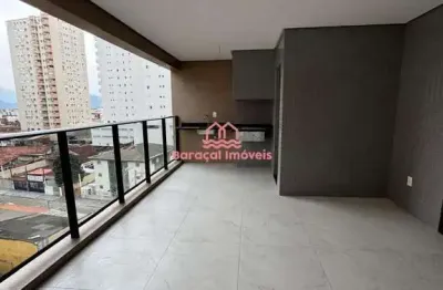 Apartamento à venda em aviação, praia grande - sp 3 quartos  r$ 970 mil