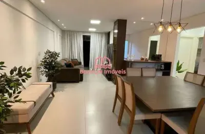 Apartamento à venda em tupi, praia grande - sp todo mobiliado 3 dormitórios