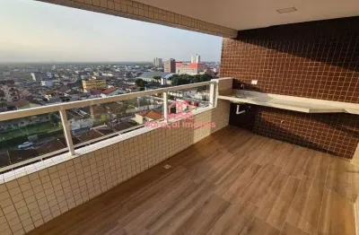 Apartamento à venda em tupi,2 suítes, varanda gourmet praia grande - sp