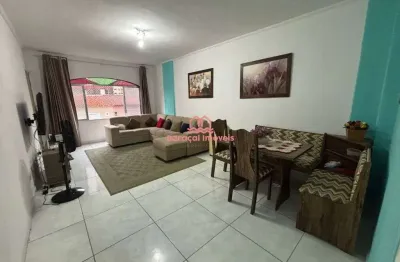 Apartamento à venda 300 metros do mar no bairro  tupi, praia grande - sp