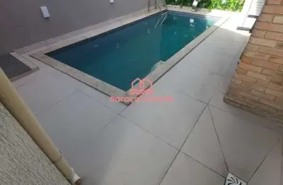 Excelente casa com piscina e churrasqueira na nova mirim, 2 dorm, 3 vagas