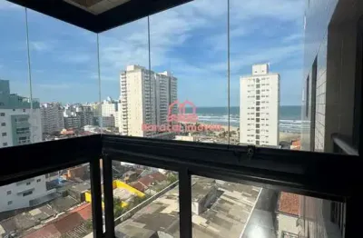 Apto 2 quartos sendo 1 suíte  à venda ou locação no b. mirim, praia grande - sp