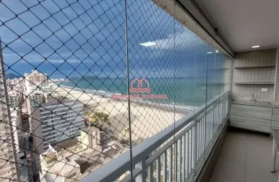 Apartamento 3 quartos a  venda em aviação, praia grande - sp prédio frente mar