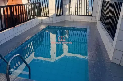 Cobertura 2 suítes 156m² -  vista mar com piscina Ocian - Praia Grande/SP