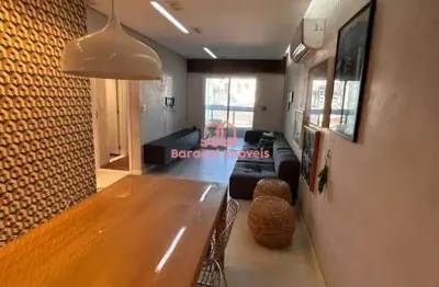 Apartamento à venda em boqueirão, praia grande - sp decorado do medina surfista