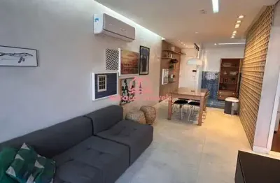 Apartamento à venda em boqueirão, praia grande - sp decorado do medina surfista