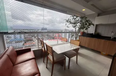 Apartamento à venda em vila guilhermina, praia grande - sp 4 quartos  mobiliado