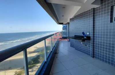 Excelente apartamento frente mar,  bairro caiçara,  3 quartos , lazer completo