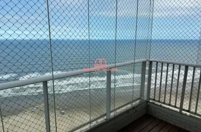 Apartamento c/ vista mar 2dormitórios sendo1suíte com lazer de clube frente mar
