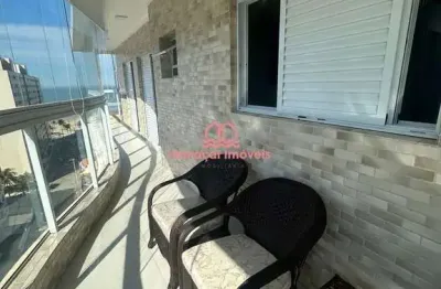 Apartamento à venda em vila guilhermina, praia grande - sp 3 quartos mobiliado