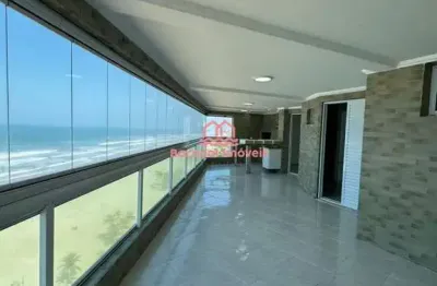 Apartamento para alugar, sendo 4 suítes, frente mar, ocean, praia grande sp.