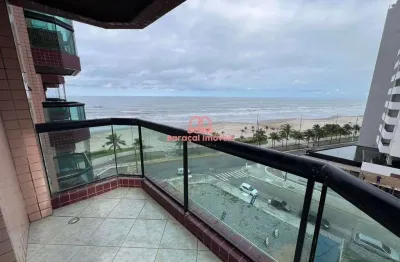 Apartamento prédio frente mar com 2 quartos à venda 101m² por r$550.000- caiçara