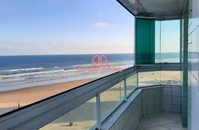 Apartamento à venda em vila caiçara, praia grande - sp frente total