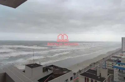 Apartamento prédio frente mar  2 quartos 1 suíte 1 vagas em mongaguá - sp