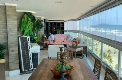 Apartamento para alugar, sendo 4 suítes, frente mar, ocean, praia grande sp.