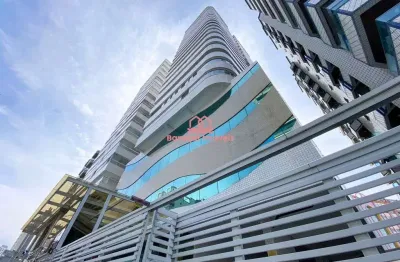 Apartamento à venda apenas 350 metros do mar em guilhermina, praia grande - sp