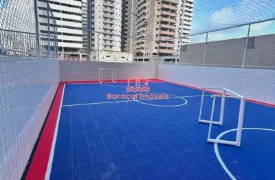 Apartamento pronto para morar, aviação, apenas 150 mts da praia, lazer completo