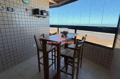 Apartamento  frente mar com 3 quartos à venda 110m² por r$800.000 - caiçara