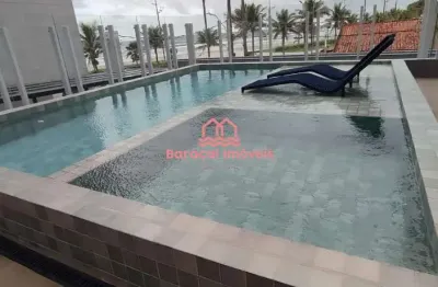 Apartamento prédio frente mar 2 quartos sendo 1suíte 1 vaga caiçara praia grande