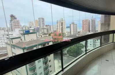 Apartamento à venda no bairro guilhermina, 250 mts da praia, com 2 dorm e suite