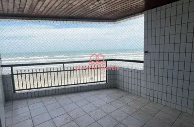 Apartamento frente mar  3 quartos 2 suítes, 2 vagas  Solemar Praia Grande
