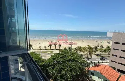 Apartamento à Venda em Maracanã, Praia Grande - SP COM VISTA MAR DA SACADA