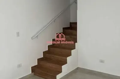 Sobrado em condomínio com 2 Quartos 55m², apenas R$ 329.000- Tupi- Praia Grande