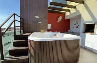 Tahiti residencial cobertura 3 suítes à venda a poucos metros da praia bombinhas sc