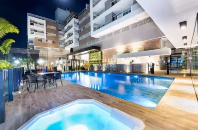 Terrazzo club residence apartamento mobiliado 2 quartos com lazer à venda praia bombas