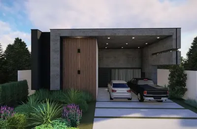 Casa térrea de luxo à venda no condomínio alphaville nova esplanada 4 - 4 suítes, piscina com spa e automação