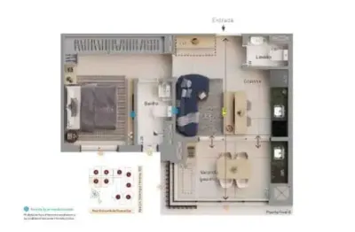 Lindo apartamento luxuoso de 47m² no condomínio vitra nova klabin patriani - 5 minutos do metrô