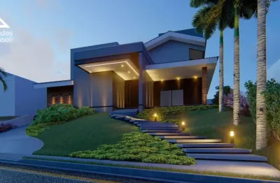 Magnífica residência assobradada no condomínio reserva fazenda imperial