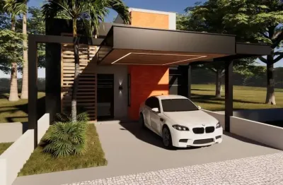Imóvel de alto padrão em condomínio fechado na colina santa mônica, votorantim-sp: 3 quartos, suíte, 2 salas, garagem e 124,49m².
