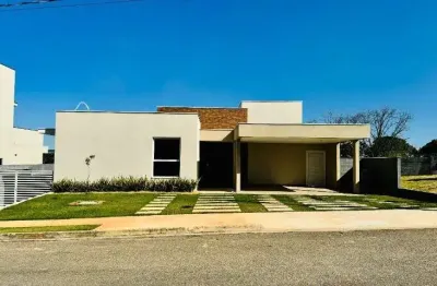 Casa térrea de alto padrão no condomínio reserva são josé com piscina, 4 suítes e home office