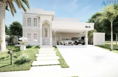 Residência em estilo neoclássico no condomínio saint charbel ? projeto exclusivo em andamento
