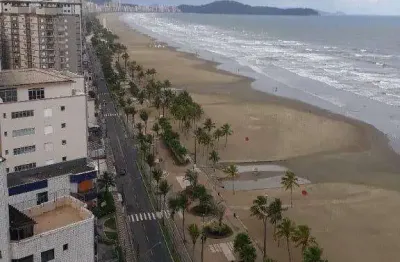 Apartamento com 1 dormitório (sala living)  à venda, 32 m² por r$ 215.000 - ocian - praia grande/sp