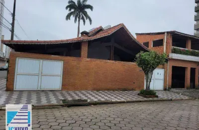 Casa com 3 dormitórios à venda, 200 m² por r$ 520.000 - aviação - praia grande/sp