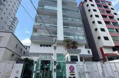 Apartamento com 2 dormitórios à venda, 74 m² por r$ 550.000 - vila assunção - praia grande/sp