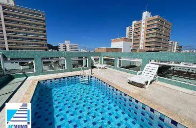 Apartamento com 1 dormitório à venda, 32 m² por r$ 285.000 - boqueirão - praia grande/sp