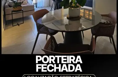 Porteira fechada. seu apartamento impecável em uma região valorizada e estratégica por apenas r$490 mil