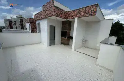 Cobertura com 2 quartos à venda, 87 m² por r$ 469.000 - visconde do rio branco - belo horizonte/mg