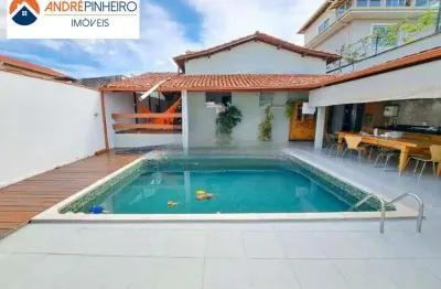 Casa com piscina com 3 quartos sendo 02 com suite à venda, 238 m² por r$ 1.200.000 - santa mônica - belo horizonte/mg
