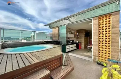 Cobertura duplex de alto padrão – 180m² | 4 quartos | 4 banheiros | 3 vagas | r$ 1.150.000