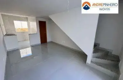Casa geminada com 2 suítes à venda – 95m² – bairro rio branco – venda nova/bh