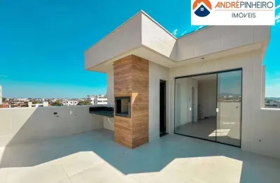 Cobertura à venda – 4 quartos, 2 suítes, terraço com churrasqueira e 2 vagas – 118m² por r$ 1.220.000,00 - planalto -bh/mg